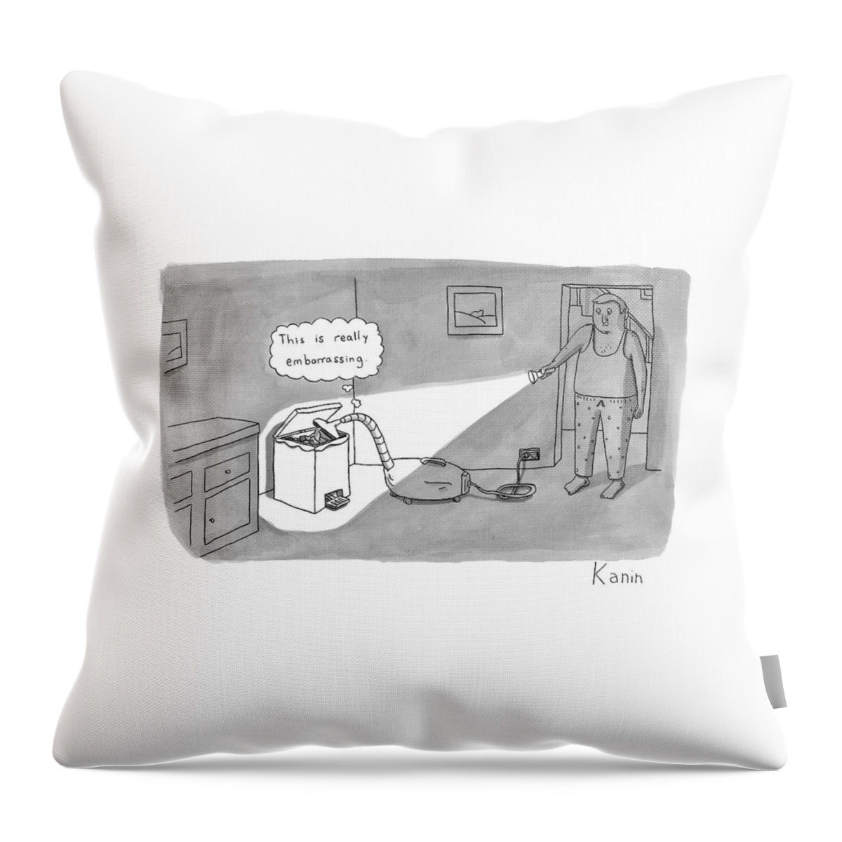 New Yorker April 13th, 2009 Throw Pillow