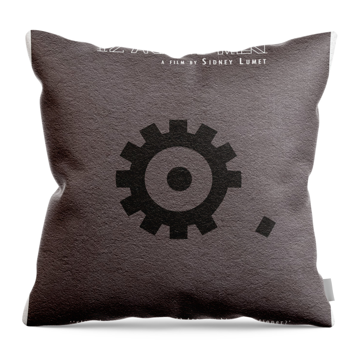 12 Angry Men Throw Pillow featuring the digital art 12 Angry Men #2 by Inspirowl Design