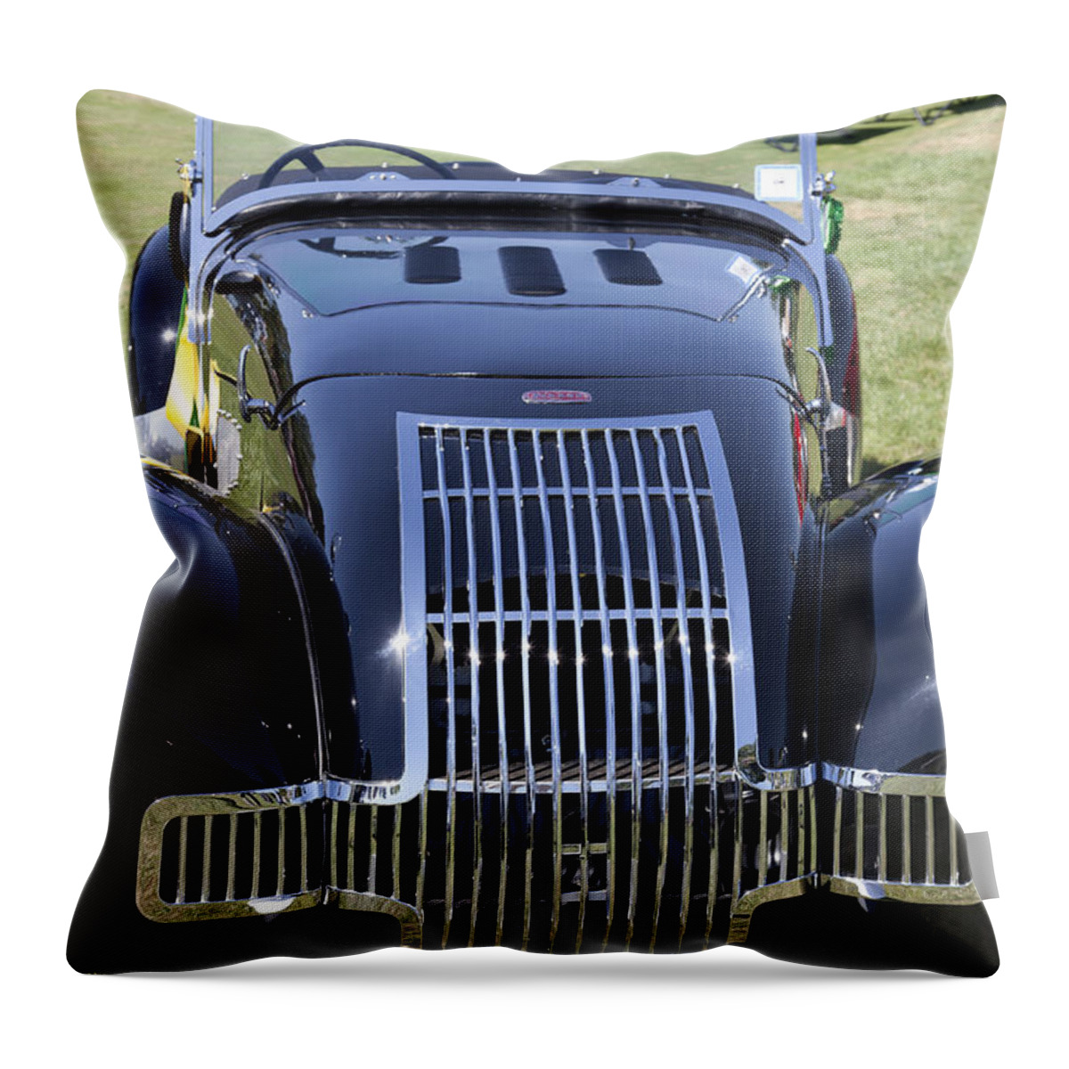 1947 Throw Pillow featuring the photograph 1947 Allard K1 Roadster #2 by Jack R Perry