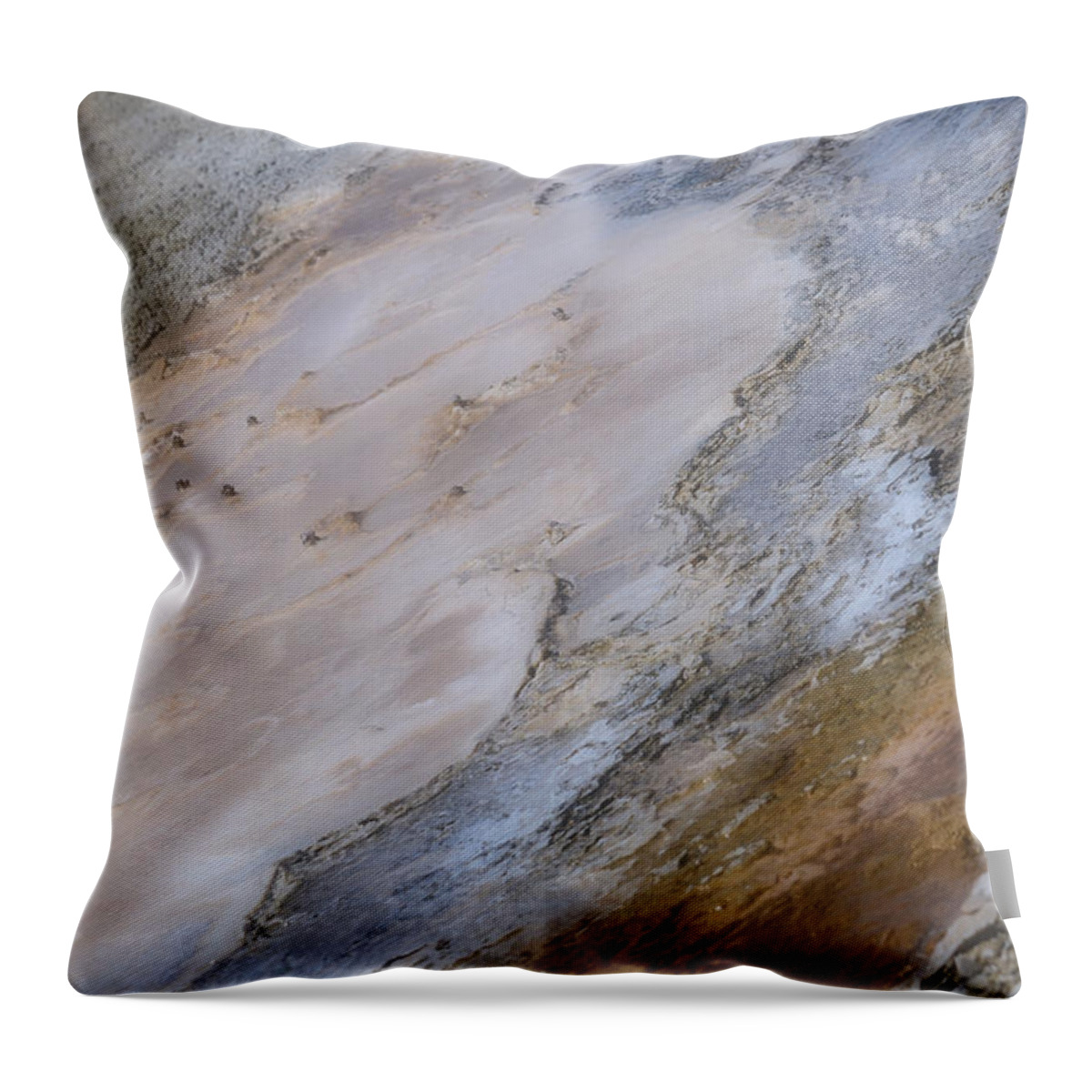 Water Throw Pillow featuring the photograph Atilt by Nadalyn Larsen