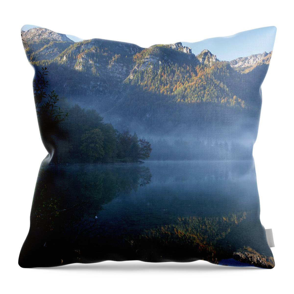 Tranquility Throw Pillow featuring the photograph Austria, Upper Austria, View Of #2 by Westend61