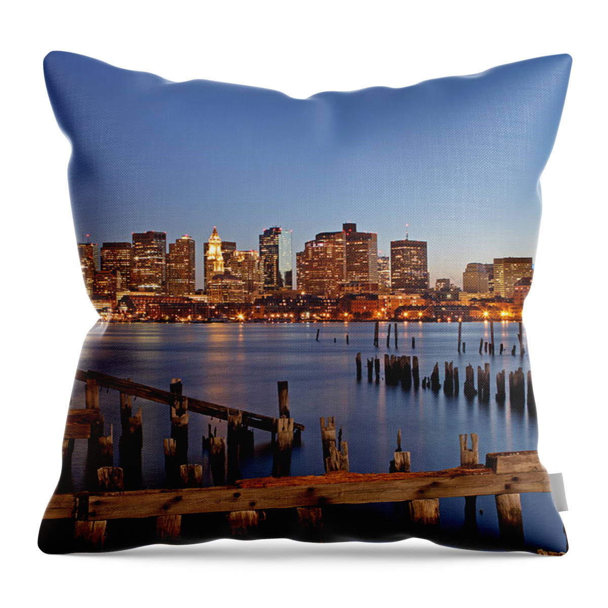 Boston Throw Pillow featuring the photograph Boston by Juergen Roth