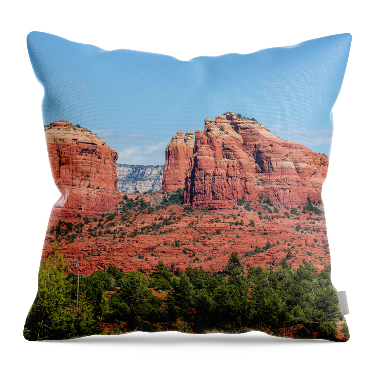 Arizona Throw Pillow featuring the photograph Cathedral Rock #2 by Jgareri