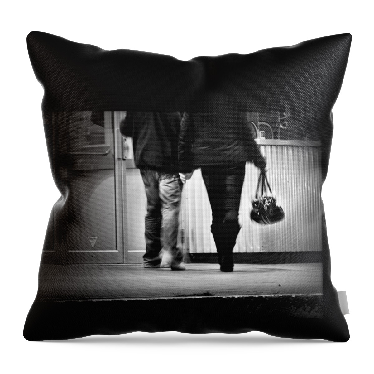 Theatre Throw Pillow featuring the photograph Goin' To The Movies #2 by Theresa Tahara