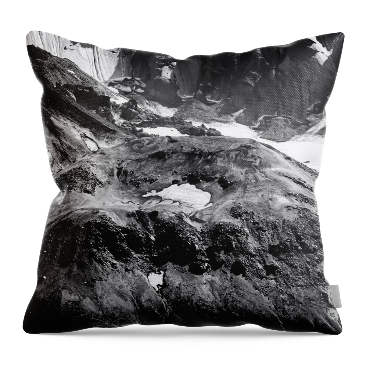 Mt St Helens Art Throw Pillow featuring the photograph Mt St. Helen's Crater by David Millenheft