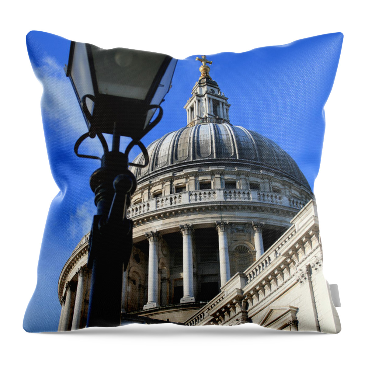 St Paul's Cathedral Throw Pillow featuring the photograph St Pauls Cathedral #2 by Sue Leonard