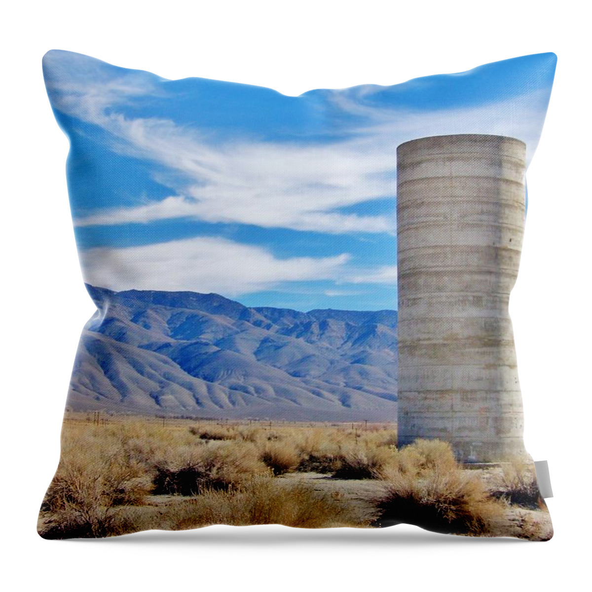 Sky Throw Pillow featuring the photograph Standing Still #2 by Marilyn Diaz