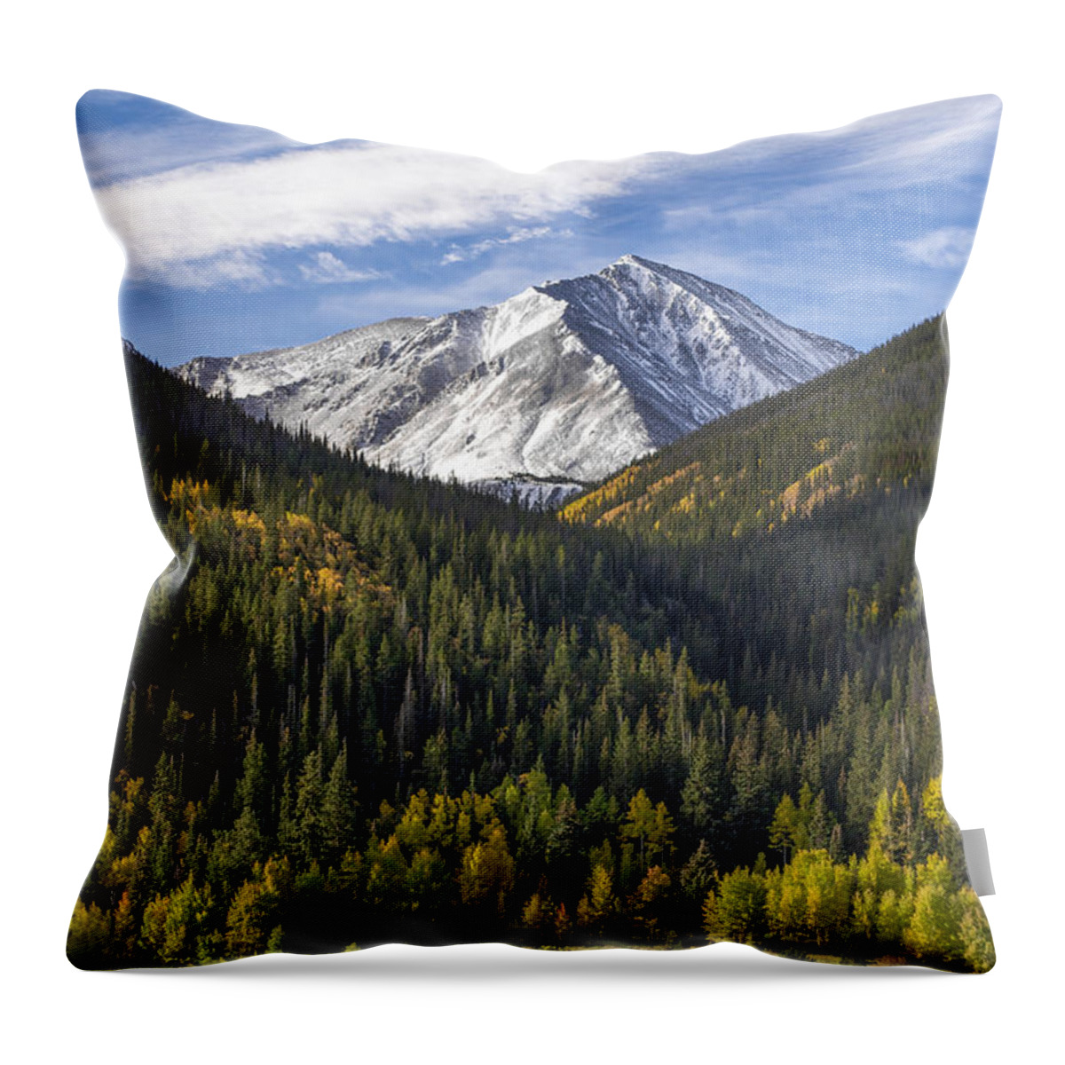 Torreys Throw Pillow featuring the photograph Torreys Peak #2 by Aaron Spong