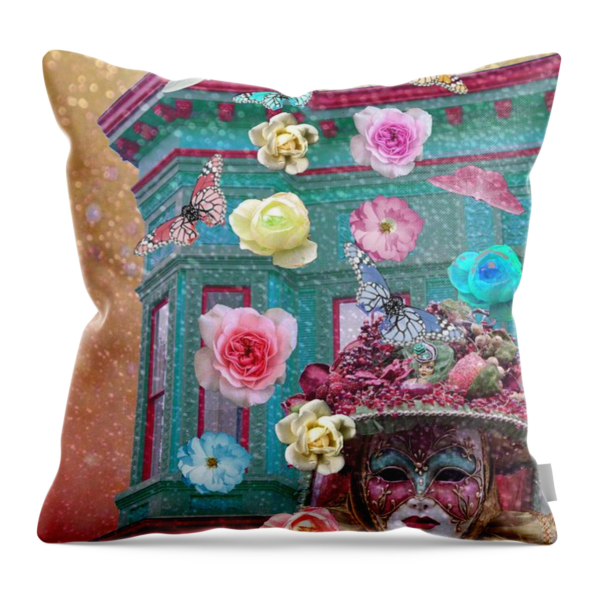 Venice Throw Pillow featuring the photograph Wonderland #2 by Suzanne Powers
