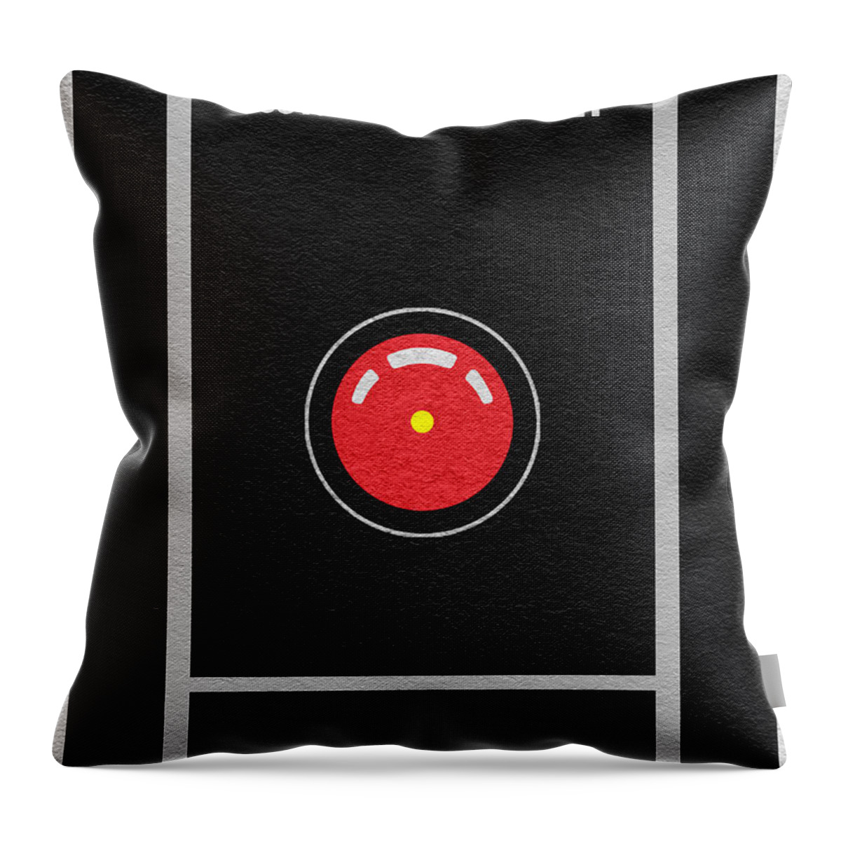 2001: A Space Odyssey Throw Pillow featuring the digital art 2001 A Space Odyssey by Inspirowl Design