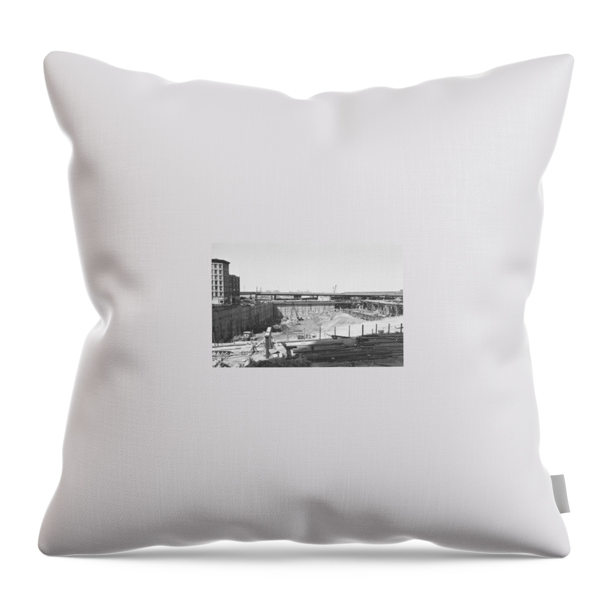 Wtc Throw Pillow featuring the photograph Twin Towers #27 by William Haggart