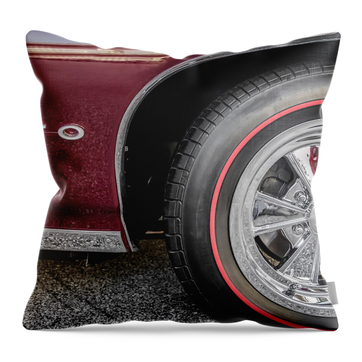Car Show Throw Pillow featuring the photograph '69 Goat #3 by Ron Pate