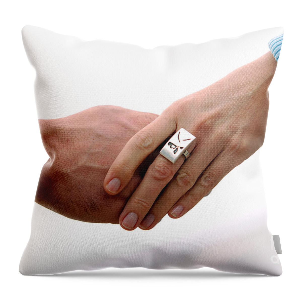 Adoration Throw Pillow featuring the photograph Always Together #3 by Michal Bednarek