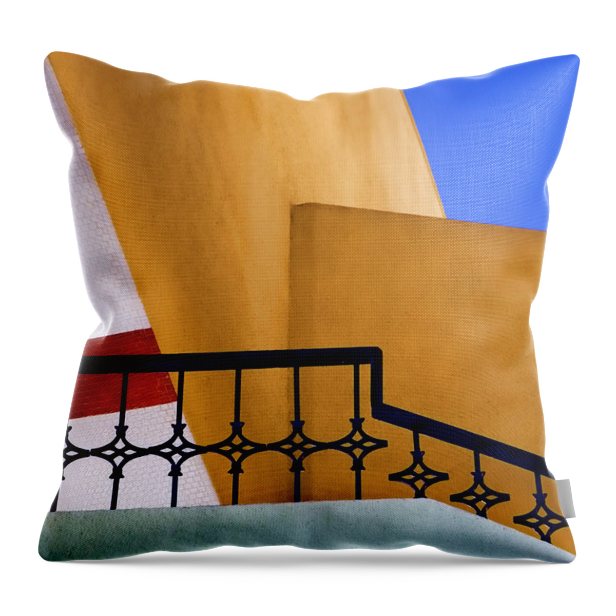 Architecture Throw Pillow featuring the photograph Architectural Detail #3 by Carol Leigh