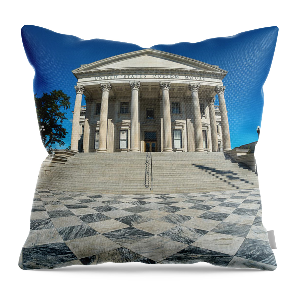 Architecture Throw Pillow featuring the photograph Charleston #3 by Raul Rodriguez