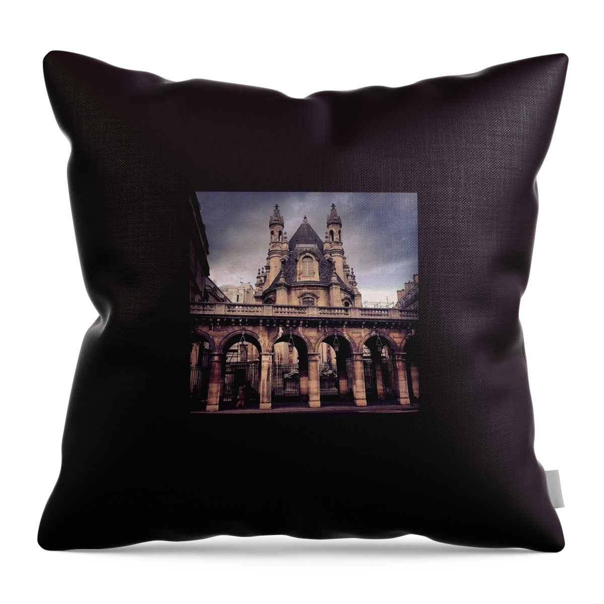 Paris Throw Pillow featuring the photograph #paris #3 by Allan Piper
