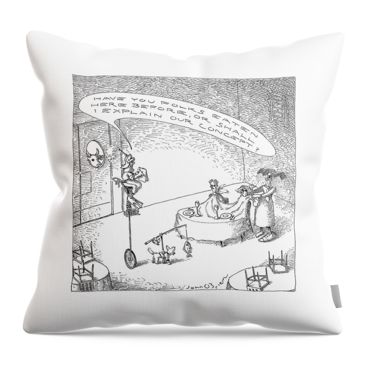 New Yorker October 18th, 2004 Throw Pillow