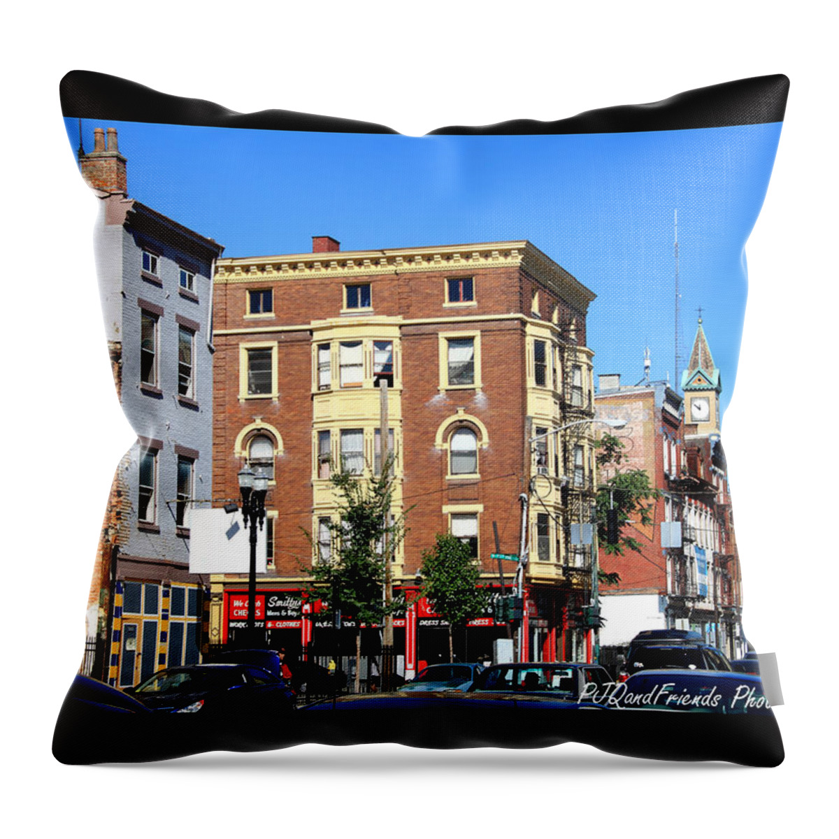 City Walk - Over-the-rhine Throw Pillow featuring the photograph City Walk - Over-the-Rhine #37 by PJQandFriends Photography
