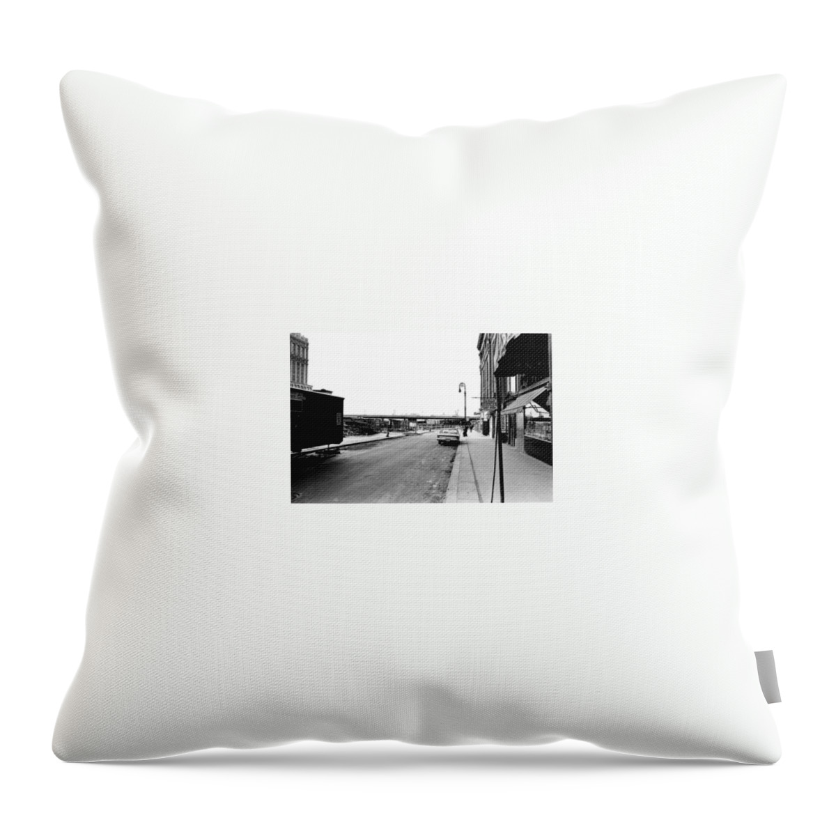 Wtc Throw Pillow featuring the photograph Twin Towers #37 by William Haggart