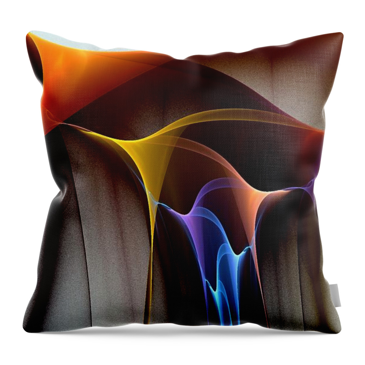 Home Throw Pillow featuring the digital art 3D Shapes 01 by Greg Moores