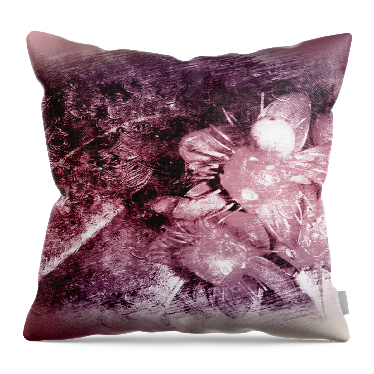 Simple Throw Pillow featuring the painting Simple but Elegant #2 by Xueyin Chen