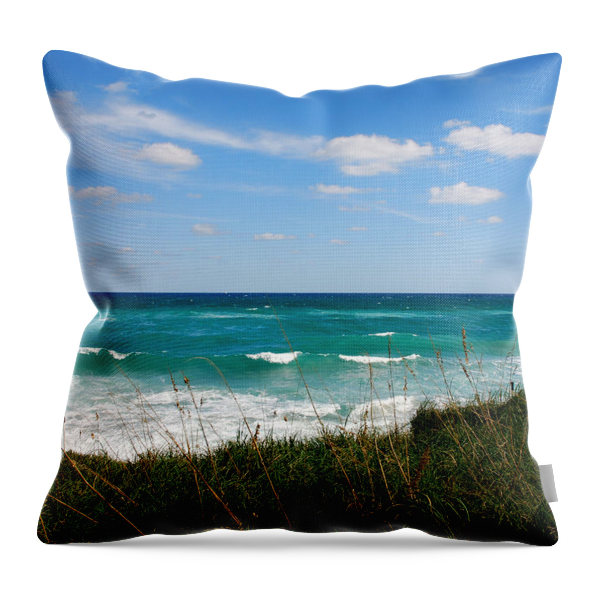 Beach Throw Pillow featuring the photograph 42- Singer Island Florida by Joseph Keane