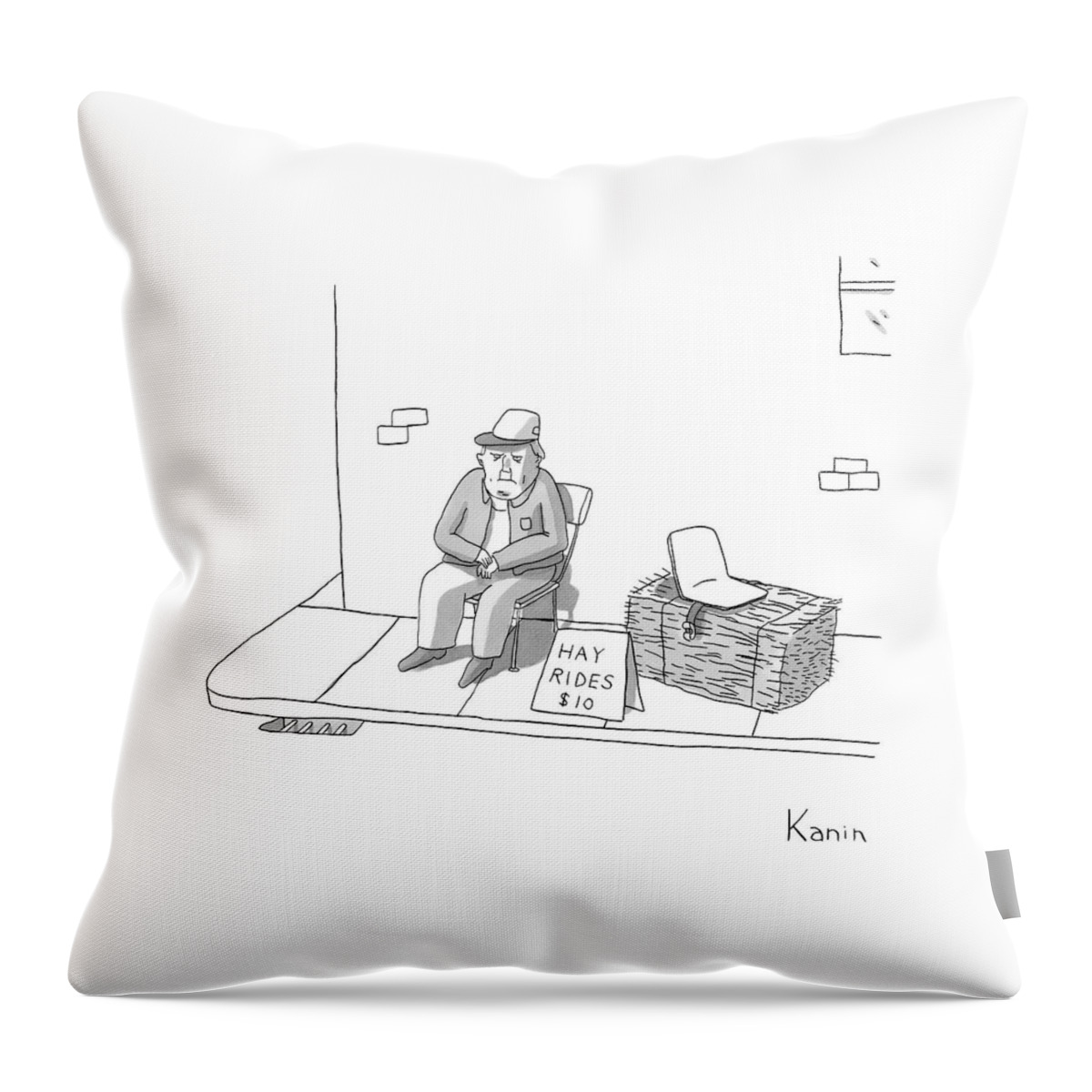 New Yorker March 9th, 2009 Throw Pillow