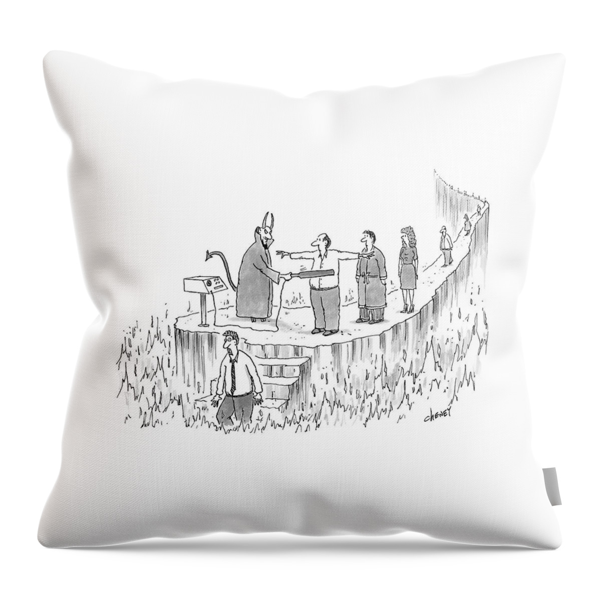 New Yorker March 7th, 2005 Throw Pillow
