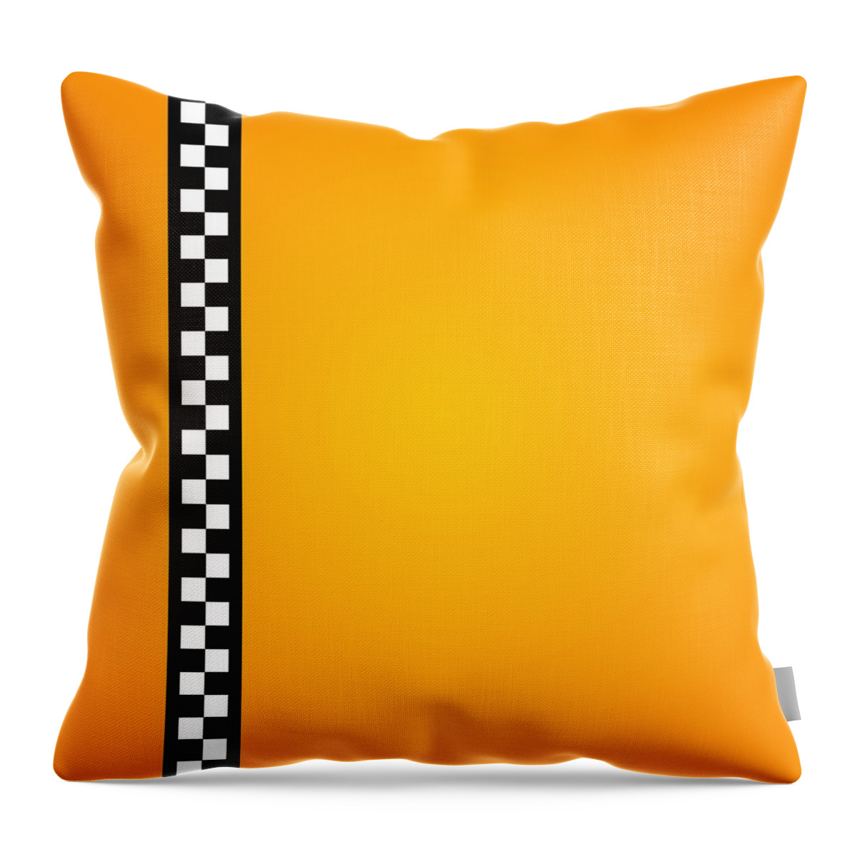 Cab Throw Pillow featuring the digital art TAXI Background #5 by Henrik Lehnerer