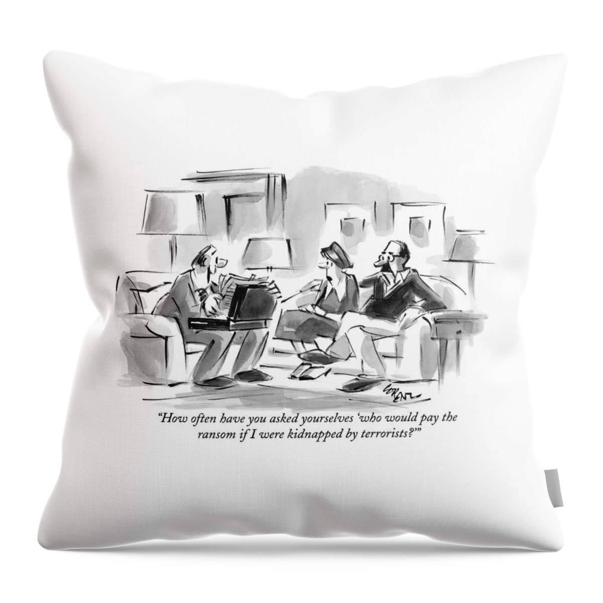 How Often Have You Asked Yourselves 'who Throw Pillow