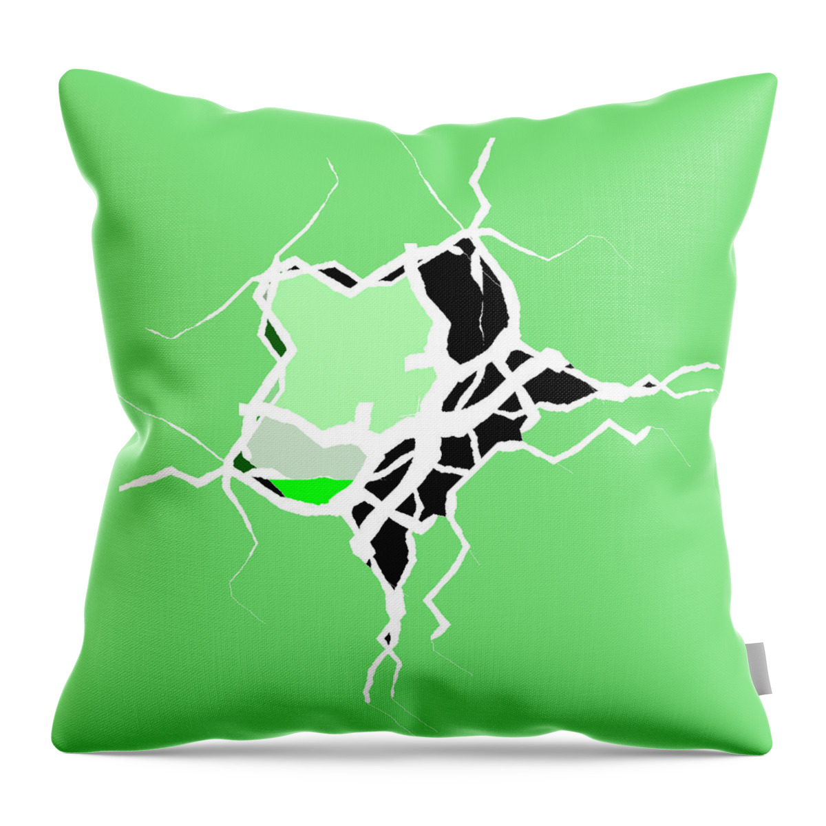 Abstract Throw Pillow featuring the digital art 5040.16.21 #50401621 by Gareth Lewis