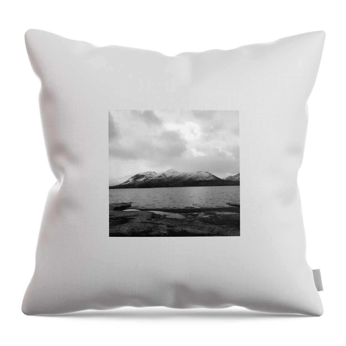 Lake District Throw Pillow featuring the photograph Lake District Winter by Jessica Yates