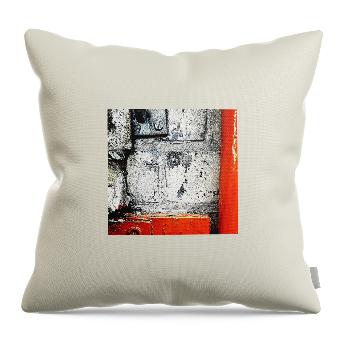 Beautiful Throw Pillow featuring the photograph Urban Wall 3 by Jason Roust