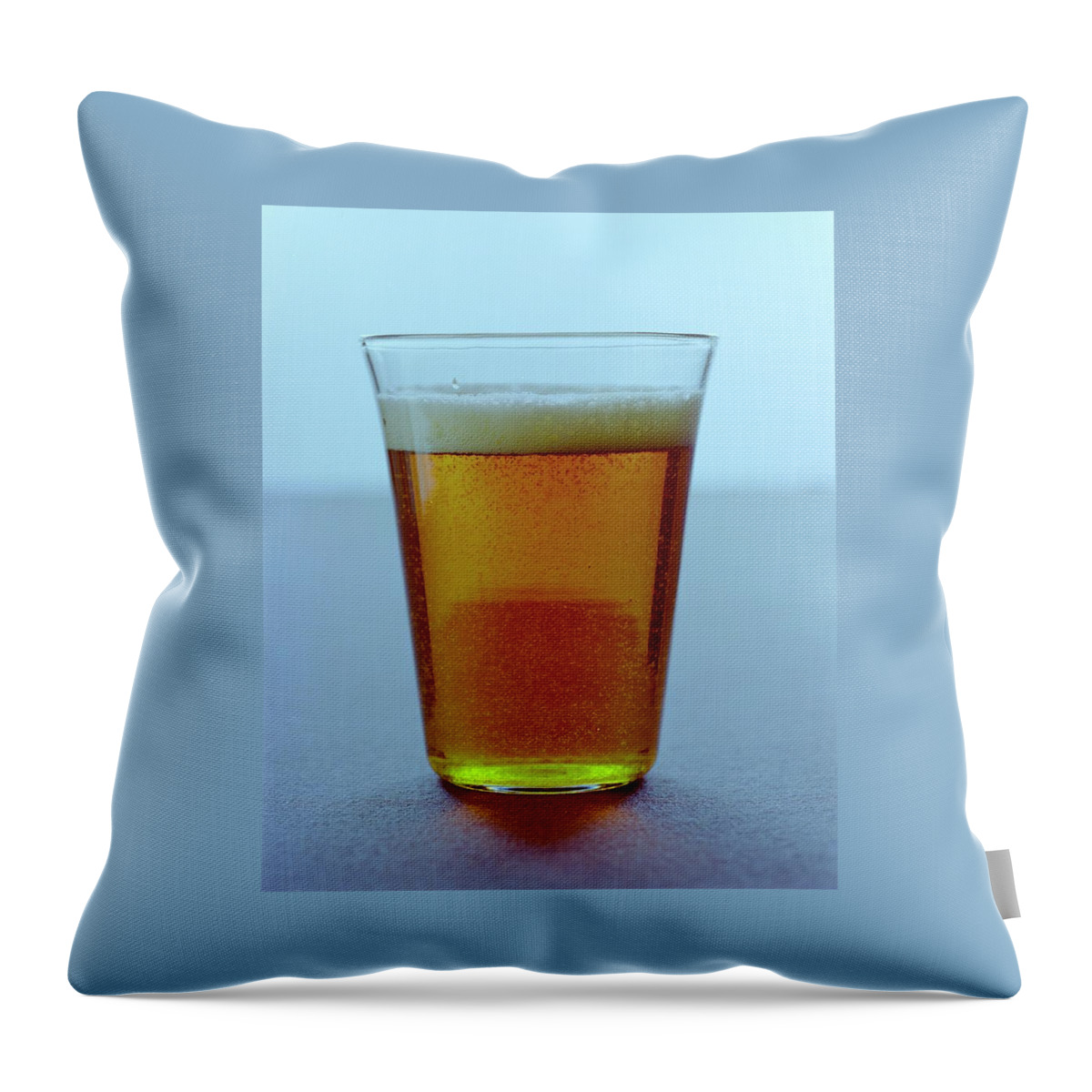 A Glass Of Beer #6 Throw Pillow