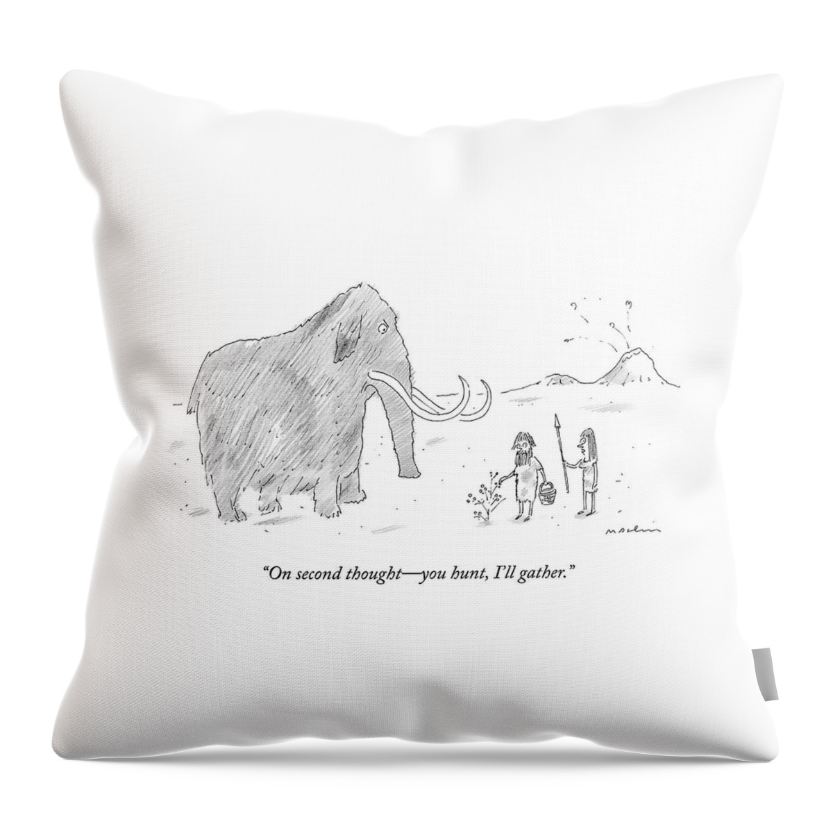 On Second Thought - You Hunt Throw Pillow