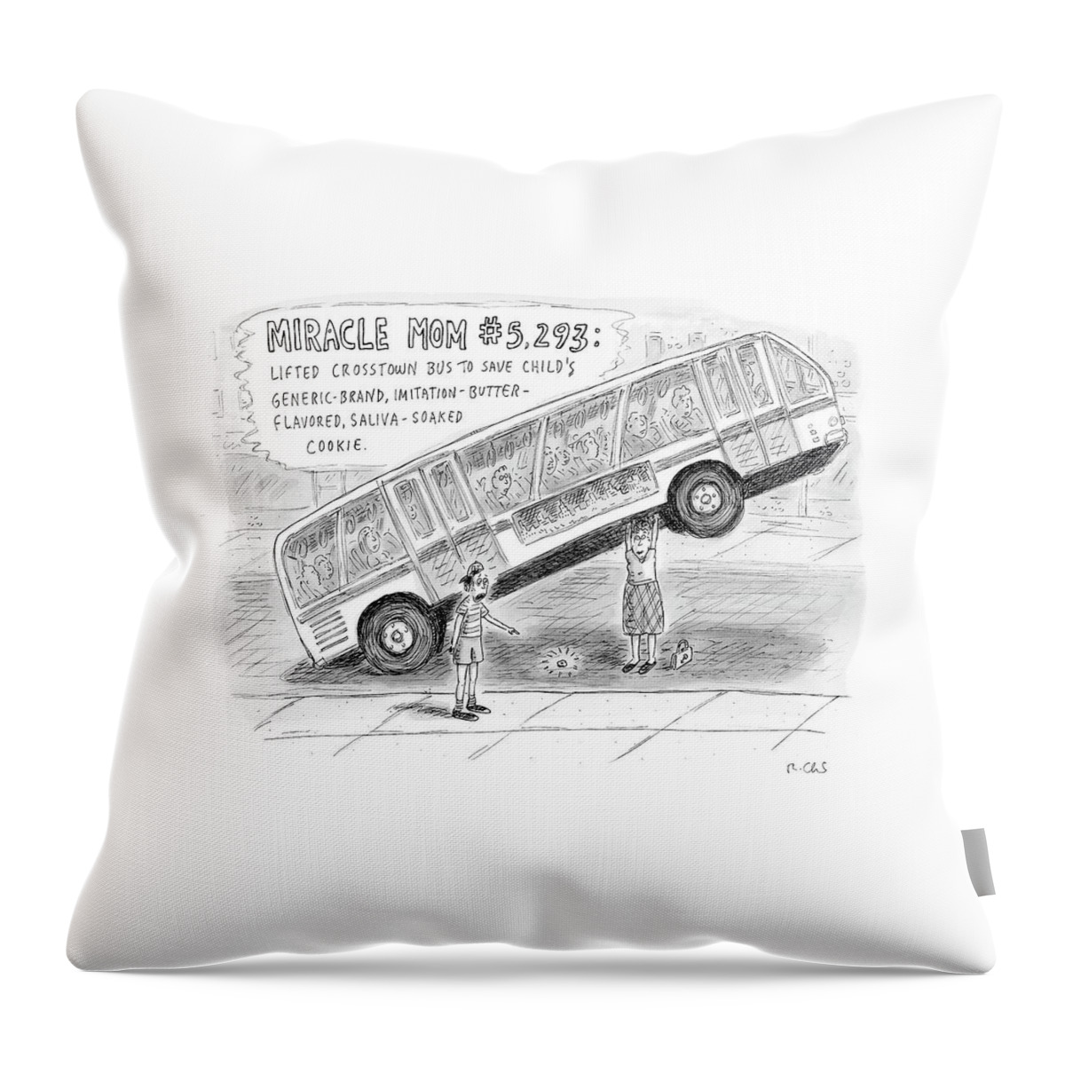New Yorker October 8th, 2007 Throw Pillow
