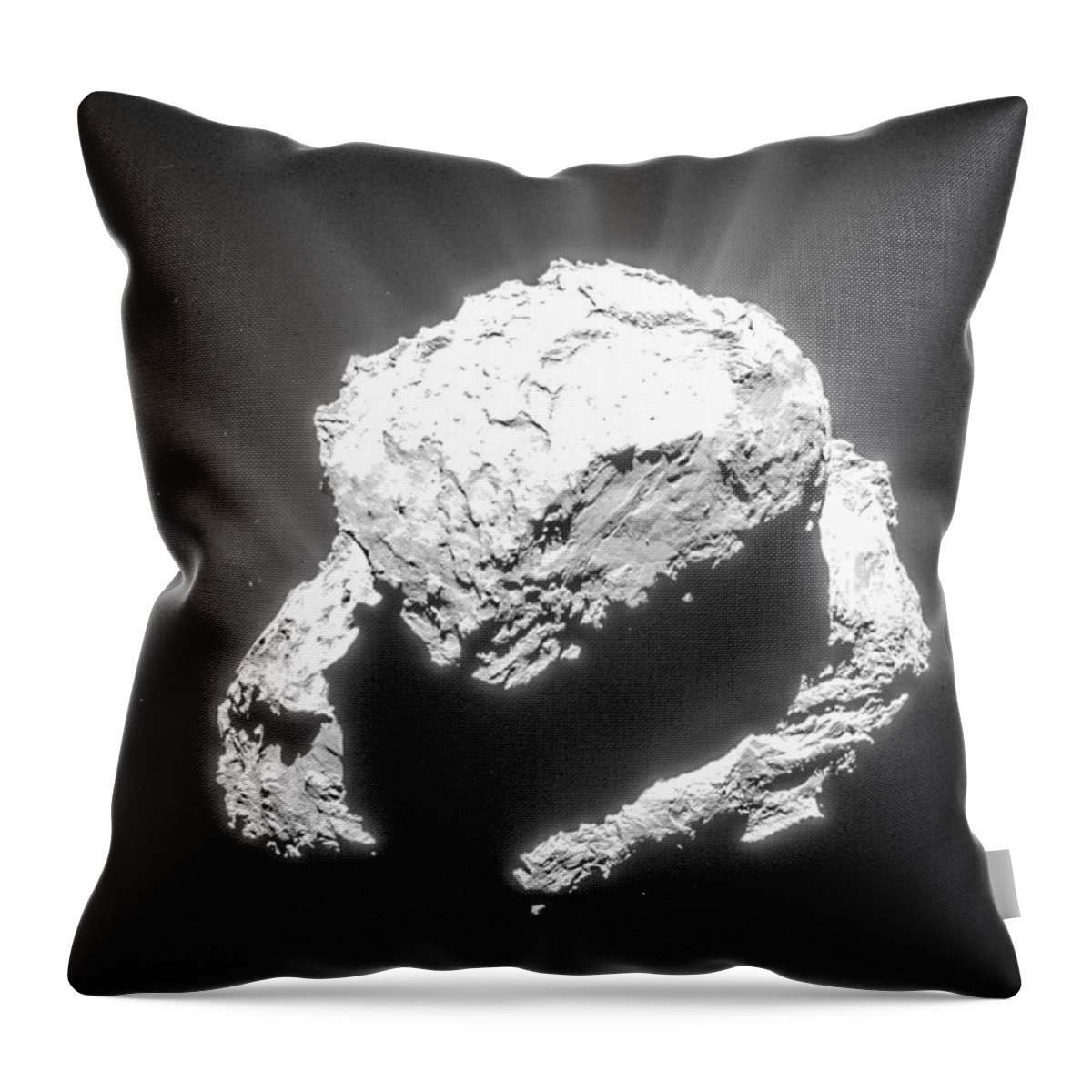 Comet Throw Pillow featuring the photograph Comet 67pchuryumov-gerasimenko #7 by Science Source