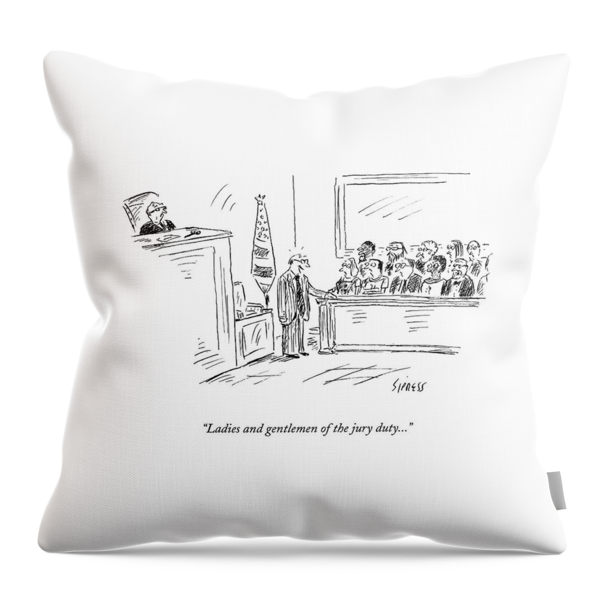 New Yorker September 28th, 2009 Throw Pillow