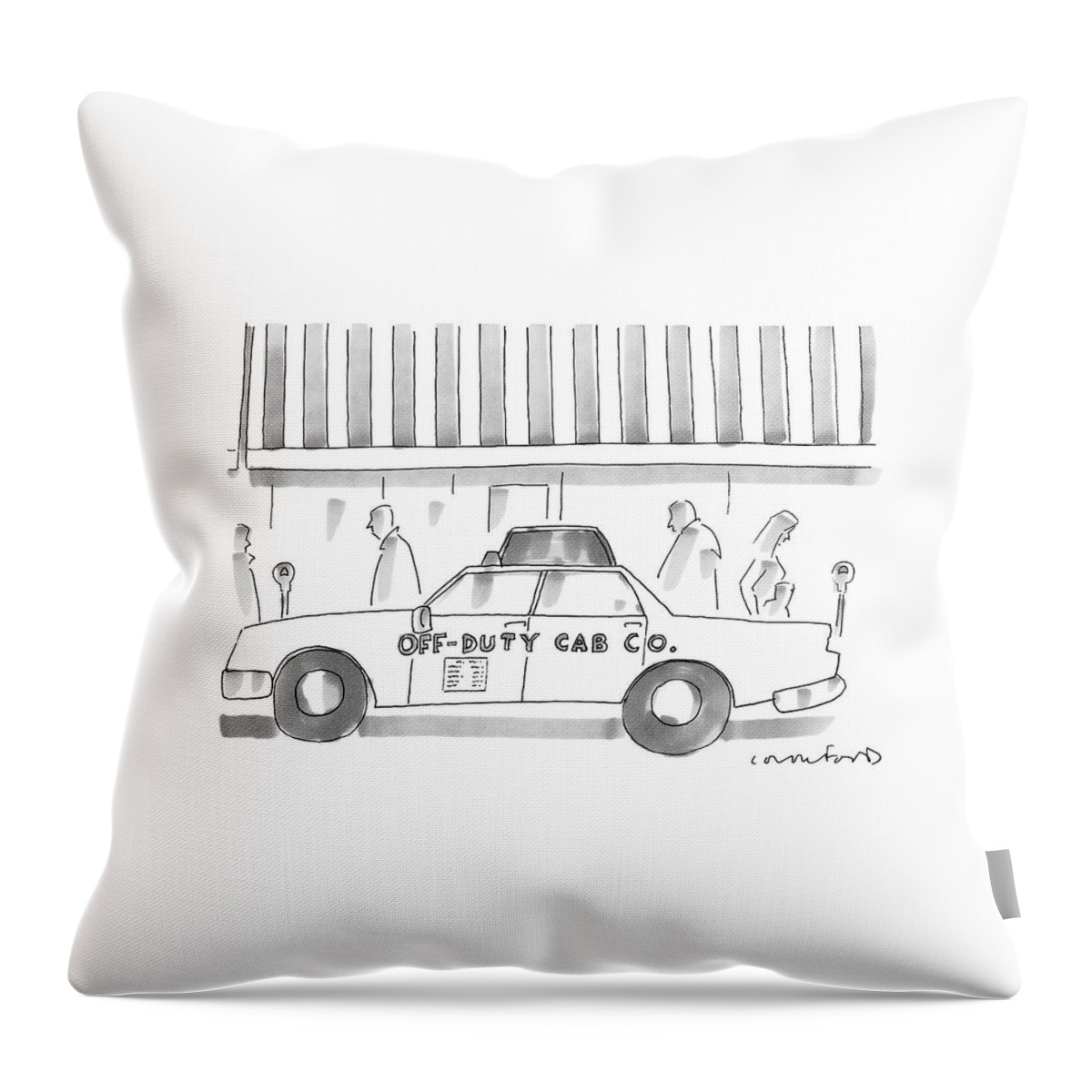 New Yorker March 19th, 2007 Throw Pillow
