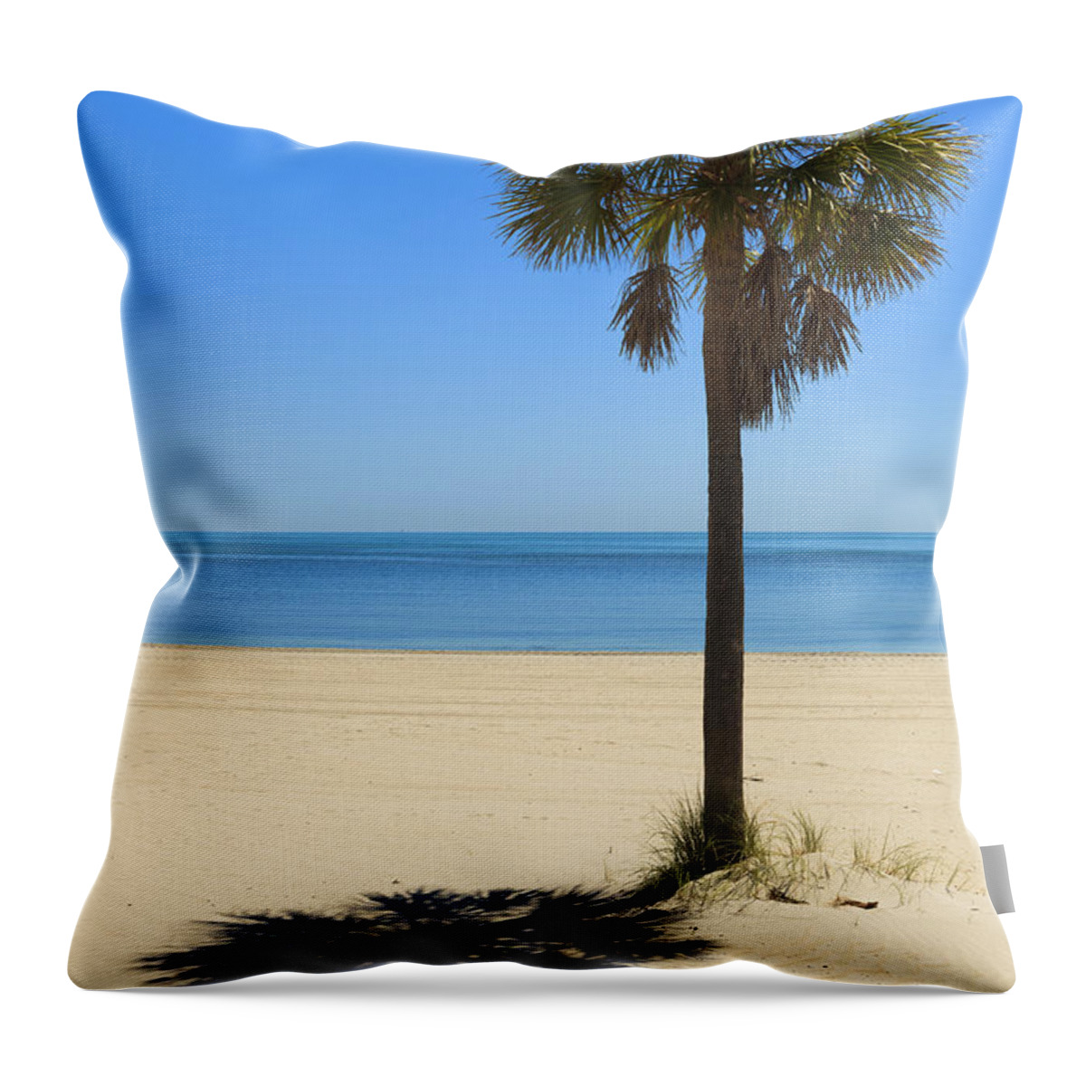 Atlantic Ocean Throw Pillow featuring the photograph Miami Beach #9 by Raul Rodriguez