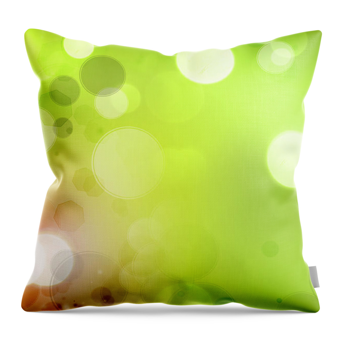 Glow Throw Pillow featuring the photograph Abstract background #93 by Les Cunliffe