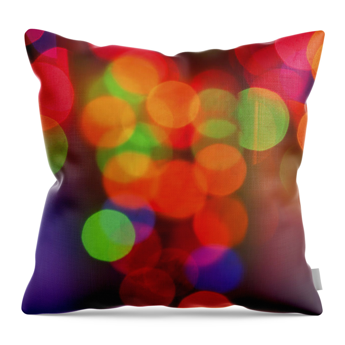 Bunch Throw Pillow featuring the photograph A Bunch Of Lights by Diane Macdonald
