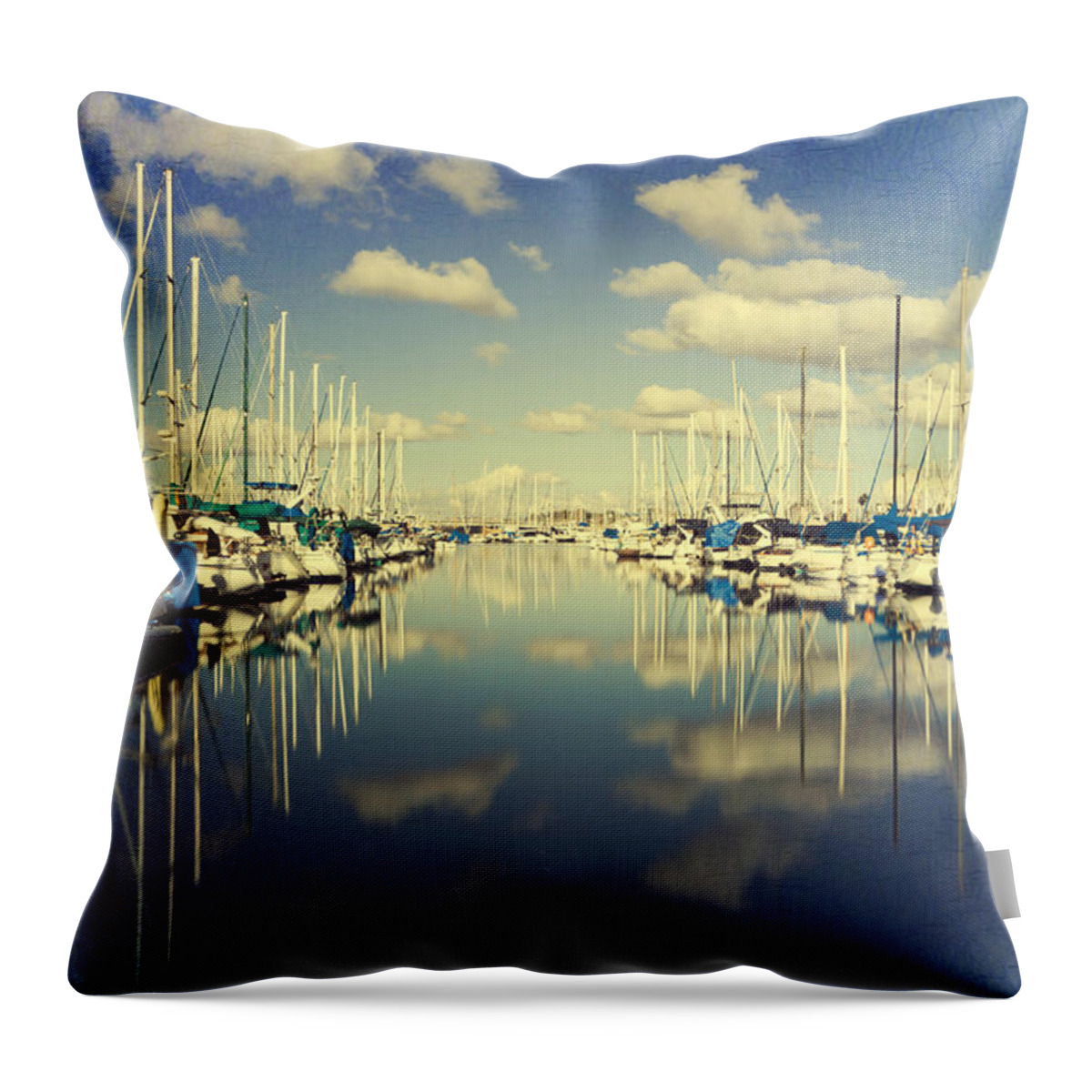 Amazing Throw Pillow featuring the photograph A Cloud Here A Cloud There by Heidi Smith