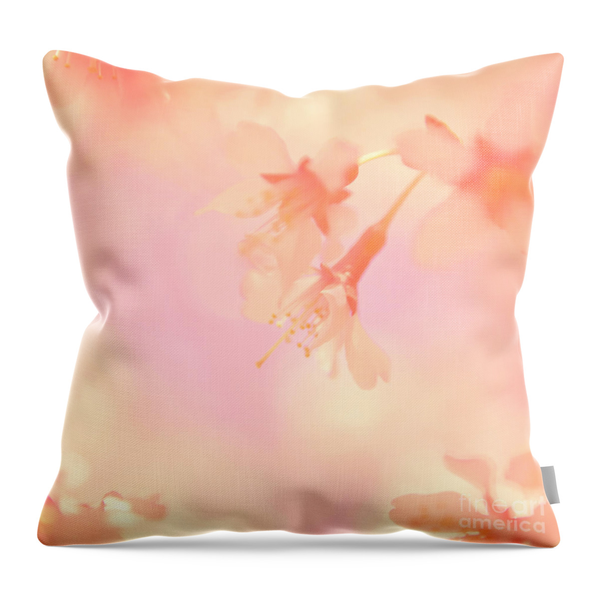 Flower Throw Pillow featuring the photograph A Delicate Sense of Balance by Kim Fearheiley