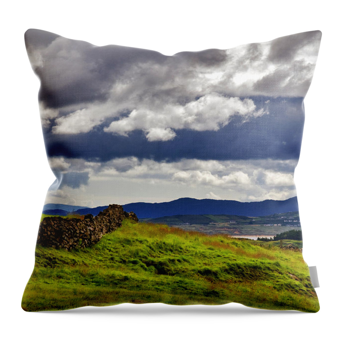 Ireland Throw Pillow featuring the photograph A Donegal Day by Martyn Boyd