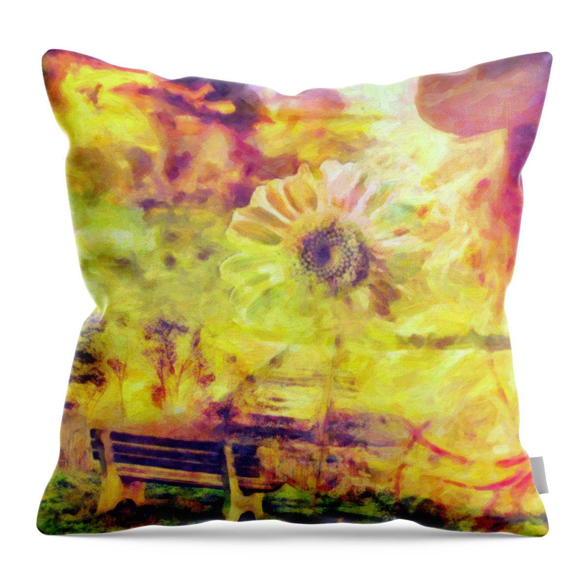 Www.themidnightstreets.net Throw Pillow featuring the painting A Long Journey's End by Joe Misrasi