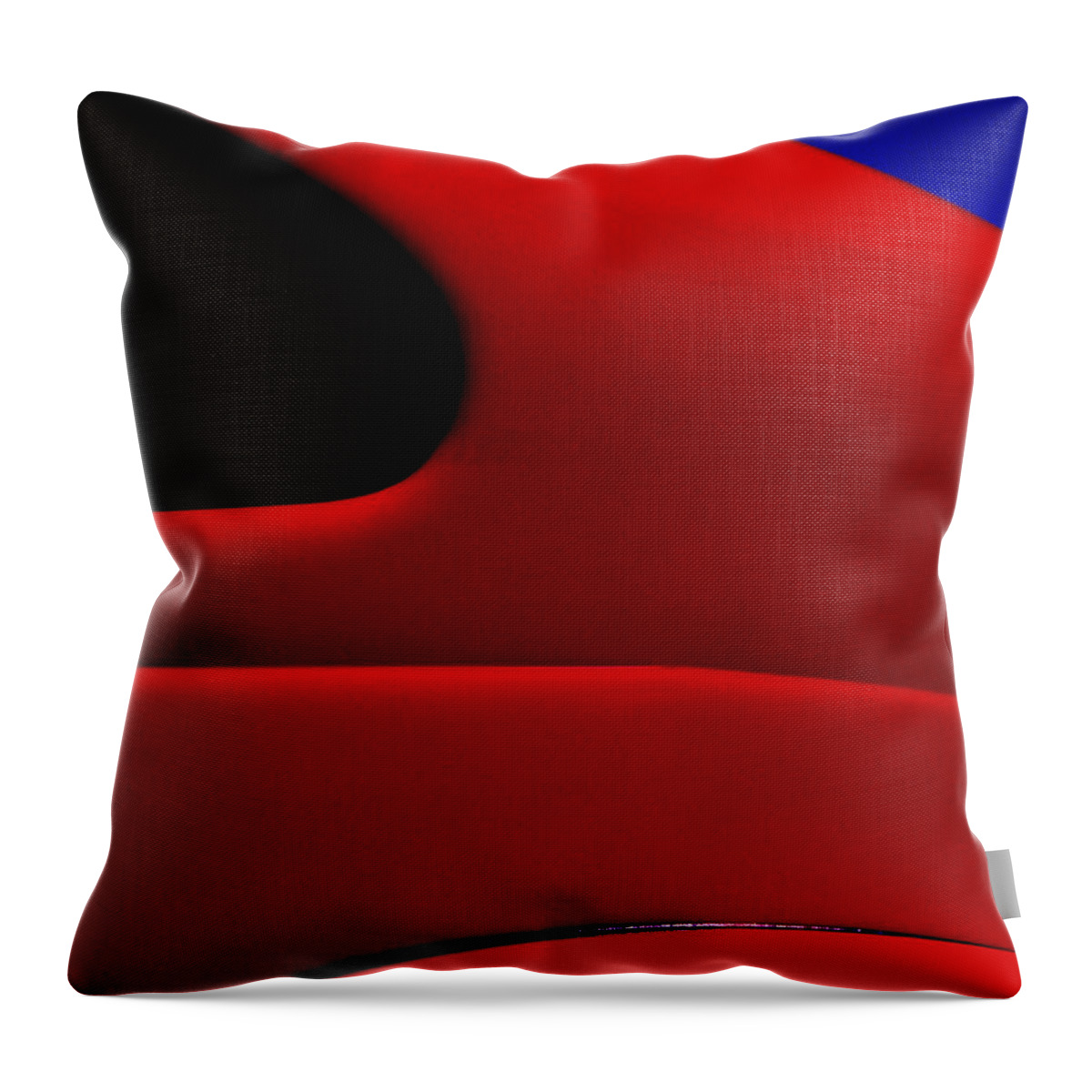 Red Throw Pillow featuring the photograph Red Hot - Hot Rod by Paul W Faust - Impressions of Light