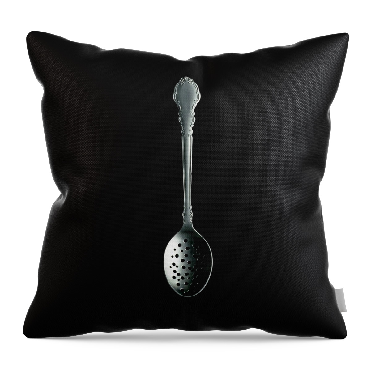 A Slotted Spoon Throw Pillow