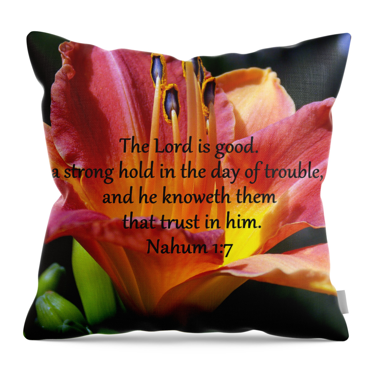 Lord Throw Pillow featuring the photograph A Strong Hold by Sheri McLeroy