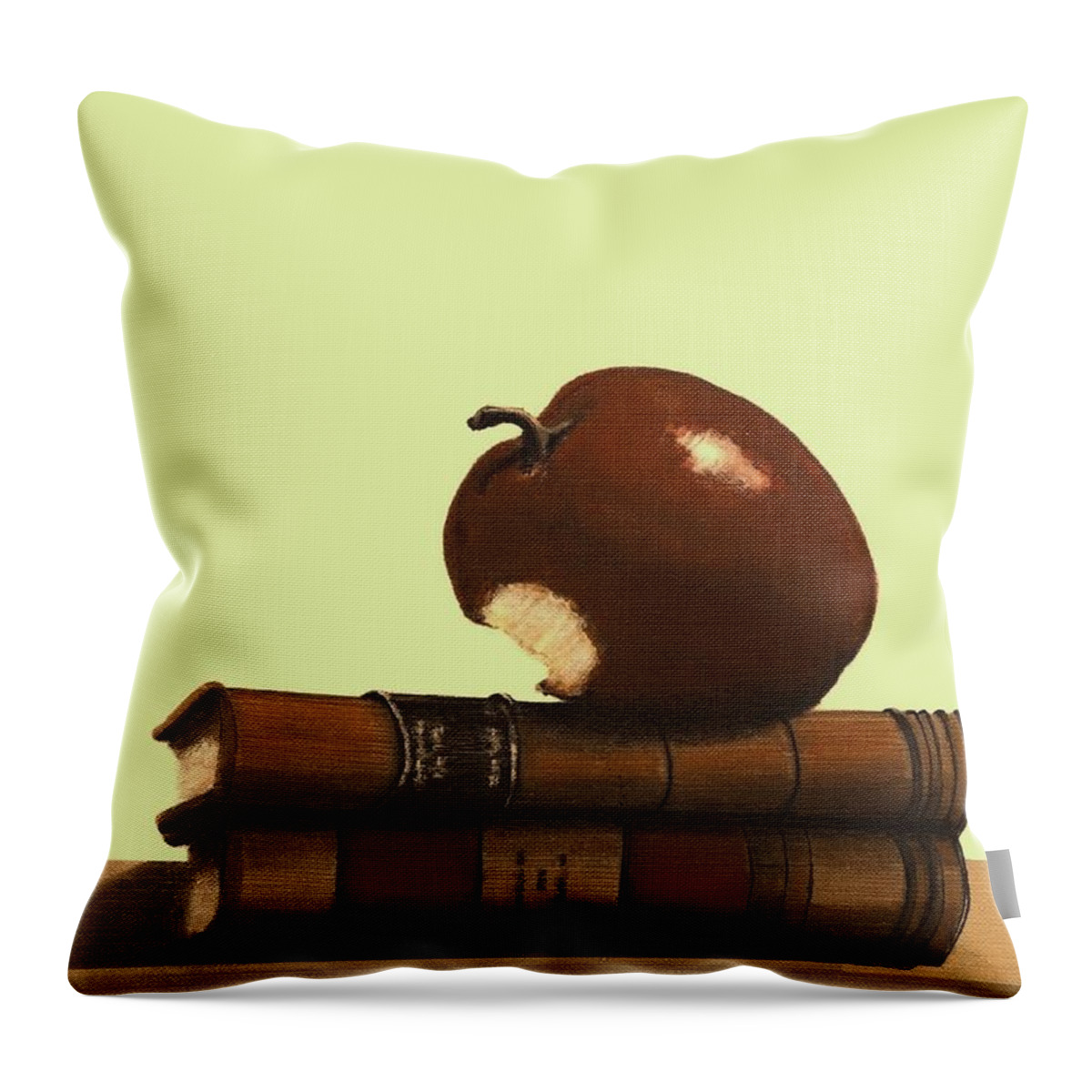 Fineartamerica.com Throw Pillow featuring the painting A Teacher's Gift  Number 6 by Diane Strain
